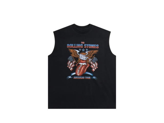 Carnival Carnival Running X Rolling Stone The American Tour Muscle Core Tank Black - view 1