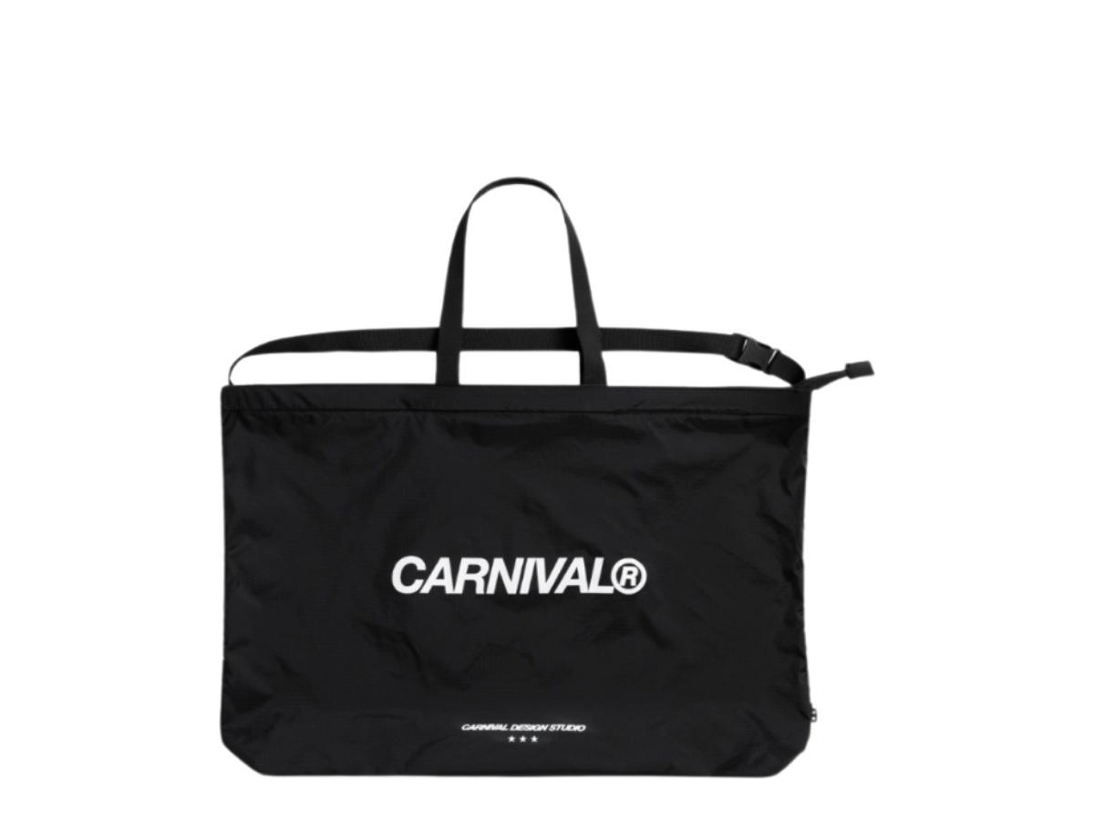 Carnival Carnival Packable Shopping Bag In Nylon Ripstop Black
