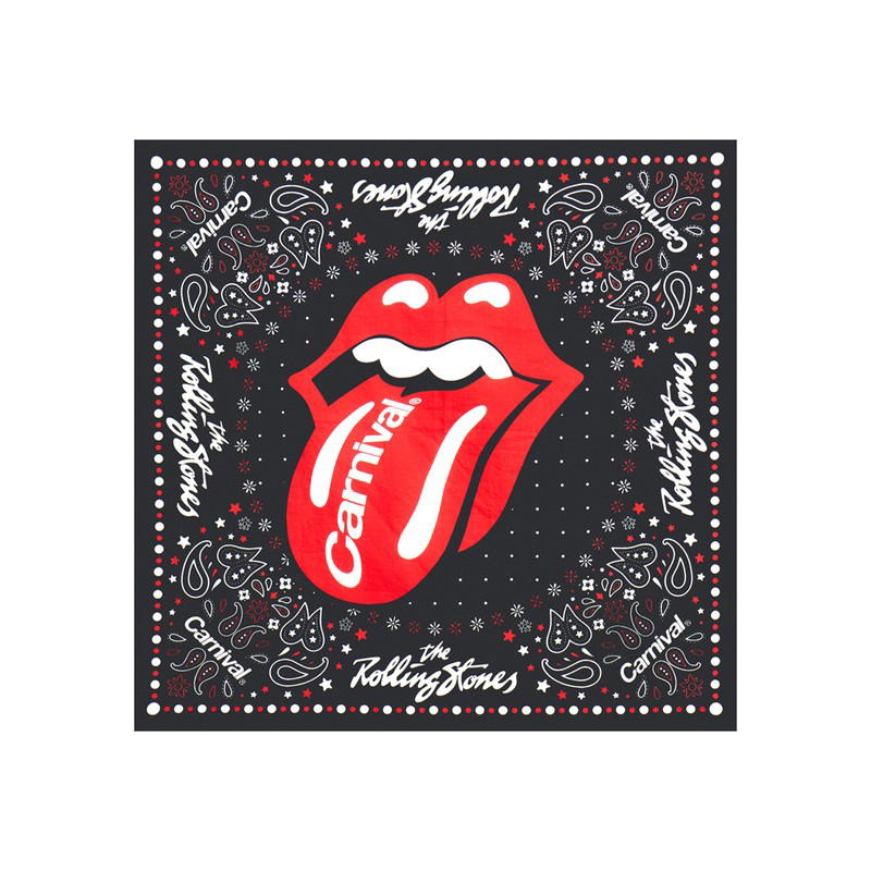 Carnival Carnival Running X Rolling Stone Hot Lips Bandana Black