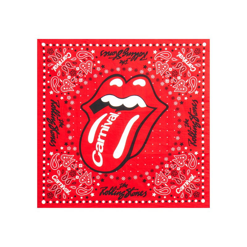 Carnival Carnival Running X Rolling Stone Hot Lips Bandana Red