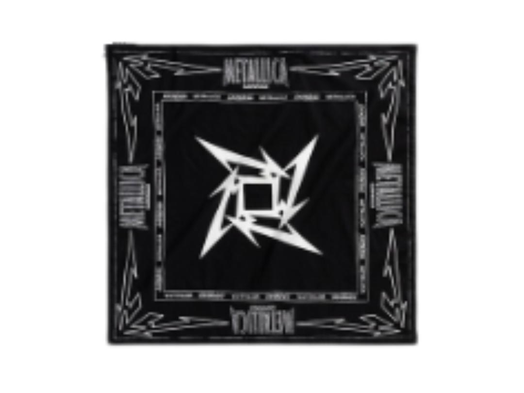 Carnival Carnival x Metallica Ninja Star Logo Bandana Black