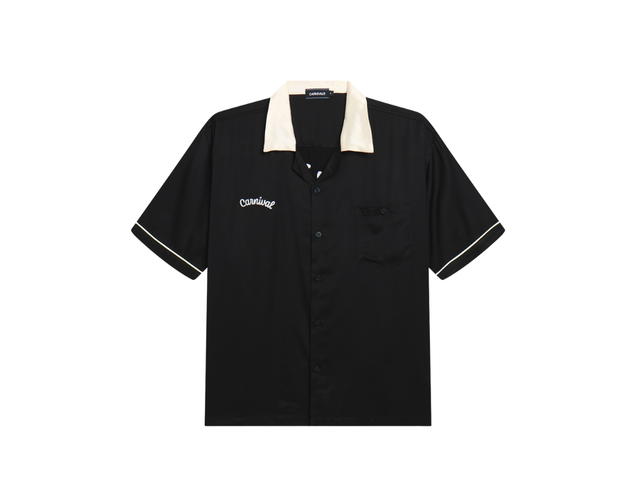 Carnival Carnival Bowling Satin Shirt Black (SS26) - view 2