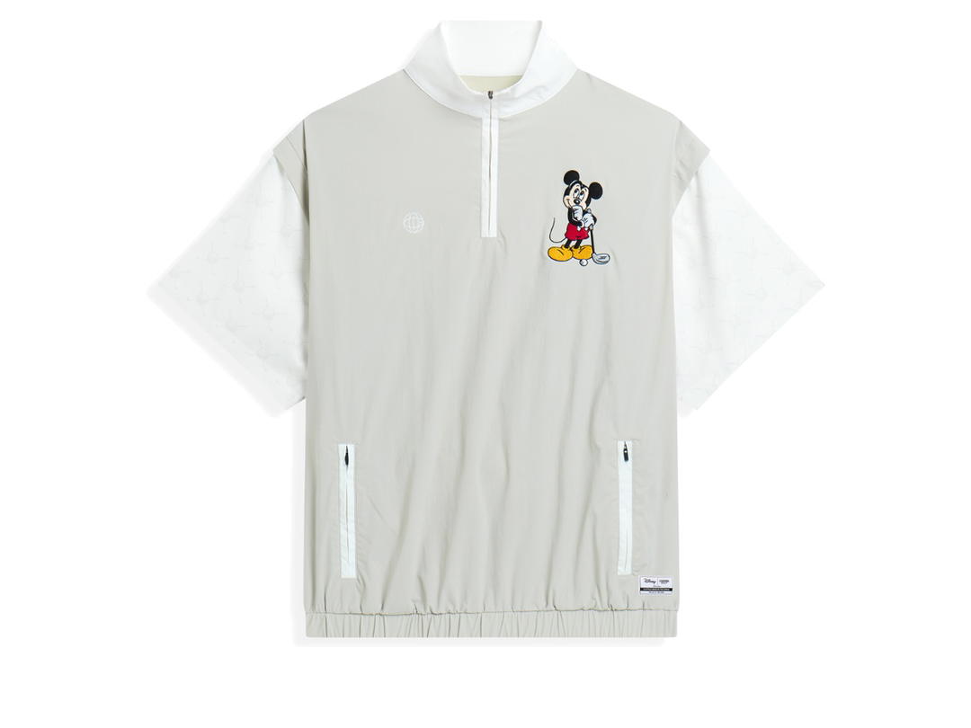 Carnival Carnival Golf X Disney Mickey Half Zipped Shirt Cream