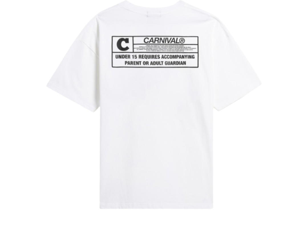 Carnival Carnival Advisory Ovs Washed T-Shirt Offwhite (SS25)