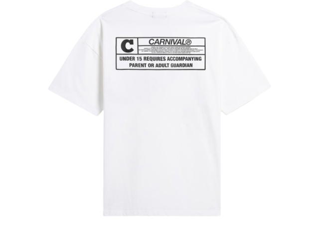 Carnival Carnival Advisory Ovs Washed T-Shirt Offwhite (SS25) - view 1