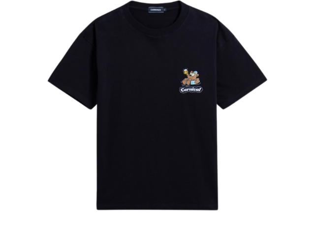 Carnival Carnival Bernie On Vacay Washed T-Shirt Black (SS25) - view 2