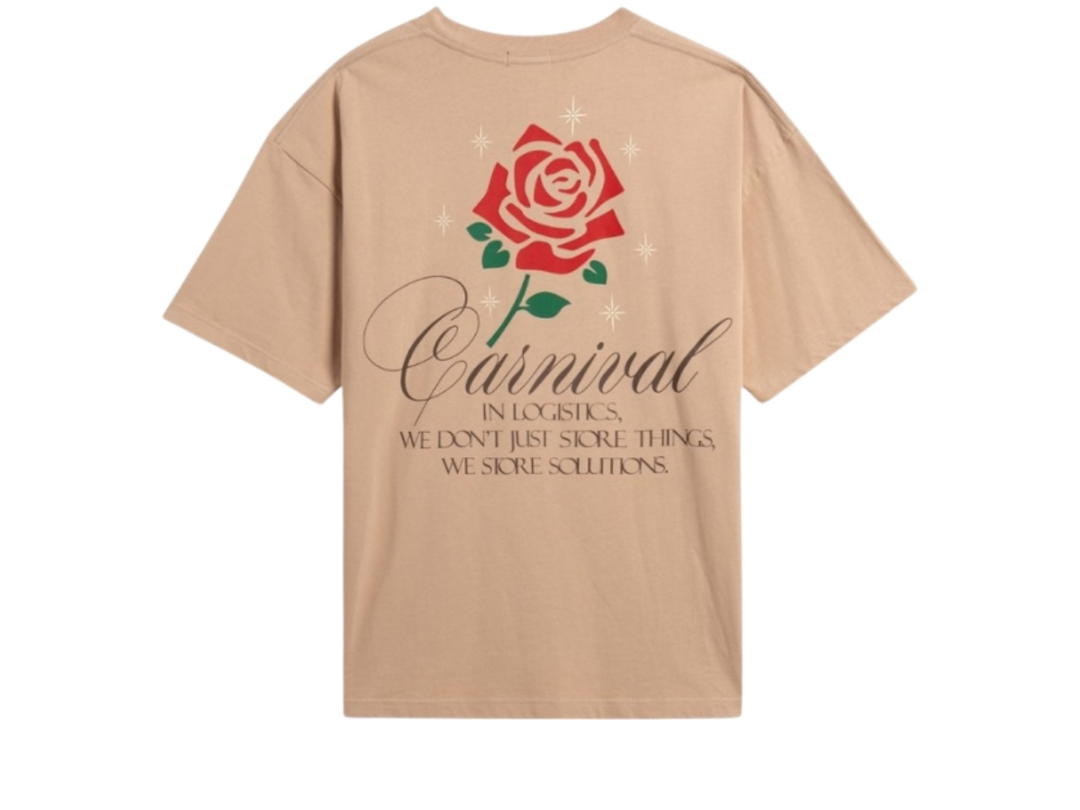 Carnival Carnival Blooming Ovs Washed T-Shirt Nude (SS25)