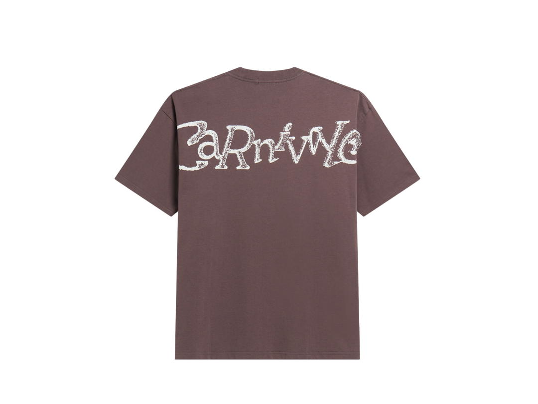 Carnival Carnival Bold Typo Ovs T-shirt Brown (SS26)