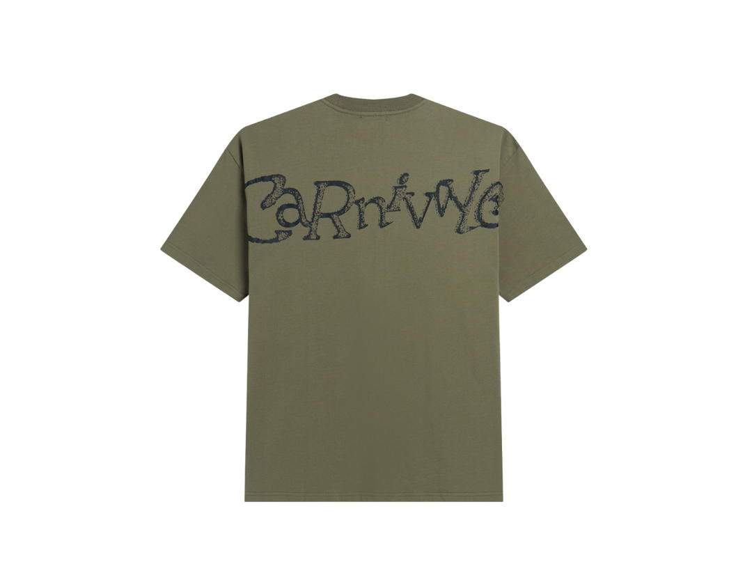 Carnival Carnival Bold Typo Ovs T-shirt Olive (SS26)