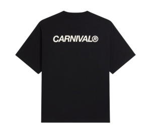 Buy Carnival Classic Logo Boxy T-Shirt Black at Sasom – Authentic and Ready to Ship