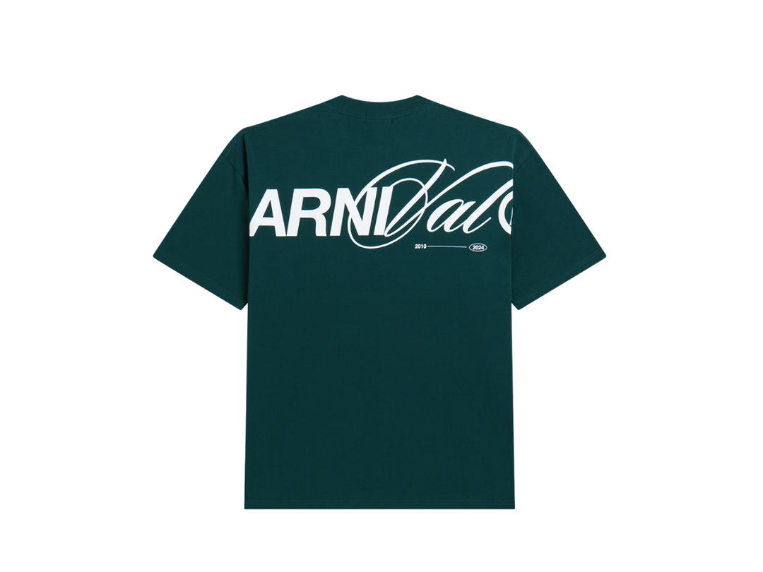 Carnival Carnival Calligraphy Logo Ovs T-Shirt Green