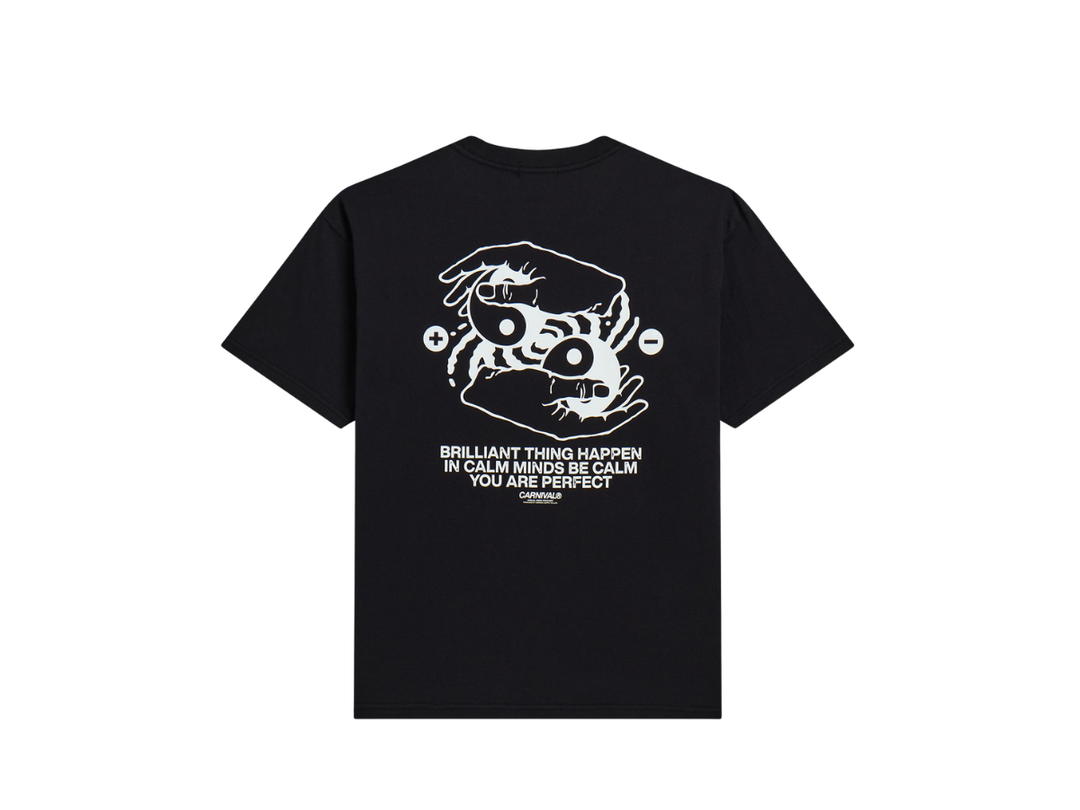 Carnival Carnival Calm Mind Slub T-shirt Black (SS26)