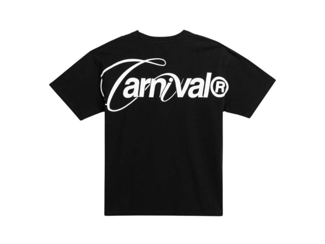 Carnival Carnival Calligraphy Ovs T-Shirt Black (SS25)