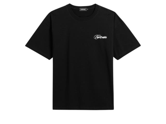 Carnival Carnival Calligraphy Ovs T-Shirt Black (SS25) - view 2