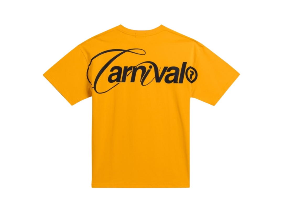 Carnival Carnival Calligraphy Ovs T-Shirt Yellow (SS25)
