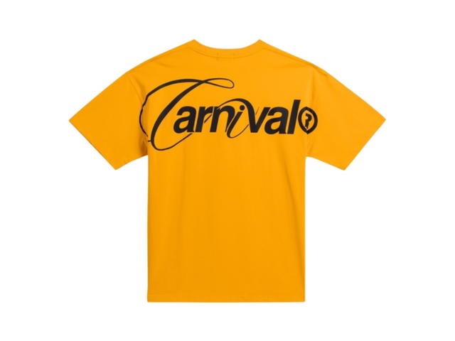 Carnival Carnival Calligraphy Ovs T-Shirt Yellow (SS25) - view 1