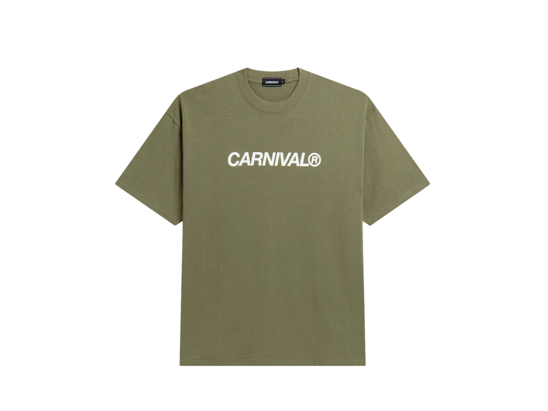 Carnival Carnival Essential Blockprint Ovs T-shirt Olive