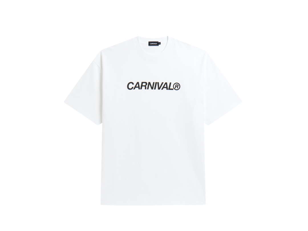 Carnival Carnival Essential Blockprint Ovs T-shirt White