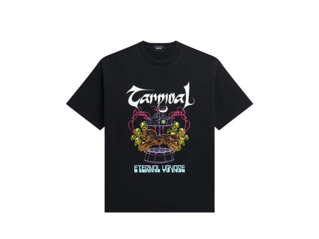 Carnival Carnival Eternal Voyage Ovs Washed T-Shirt Black FW25 - view 1