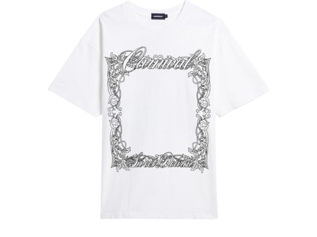 Carnival Carnival Frame Ovs Washed T-Shirt Offwhite (SS25) - view 1