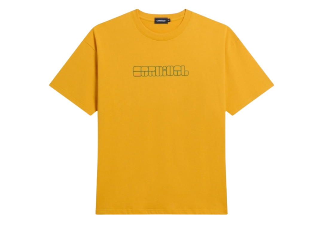 Carnival Carnival Geometric Logo Ovs T-shirt (SS25) Holiday In The Sun Yellow