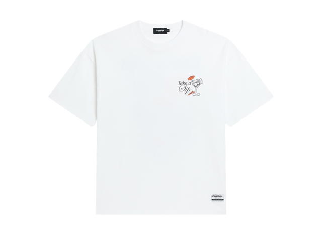 Carnival Carnival Golf Take A Sip Ovs T-Shirt White - view 2