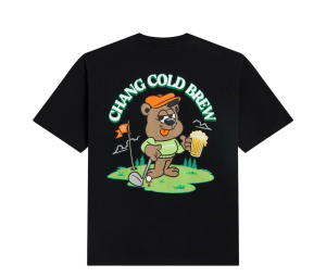Buy Carnival Golf x Chang Cold Brew Bernie Birdie Ovs T-shirt Black at Sasom – Authentic and Ready to Ship