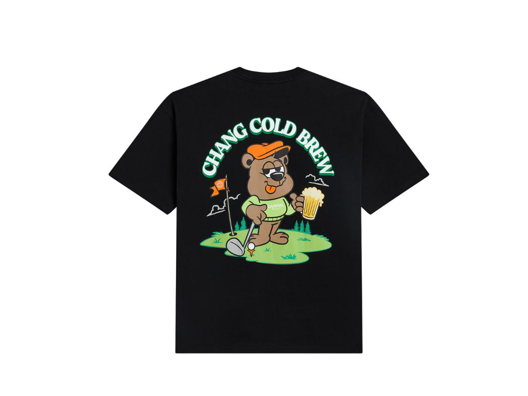 Carnival Carnival Golf x Chang Cold Brew Bernie Birdie Ovs T-shirt Black