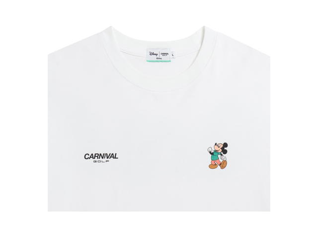 Carnival Carnival Golf X Disney Golf Ovs T-shirt White - view 3