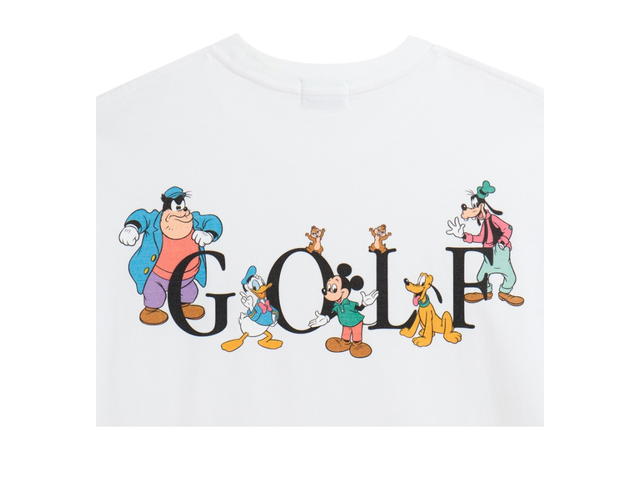 Carnival Carnival Golf X Disney Golf Ovs T-shirt White - view 4