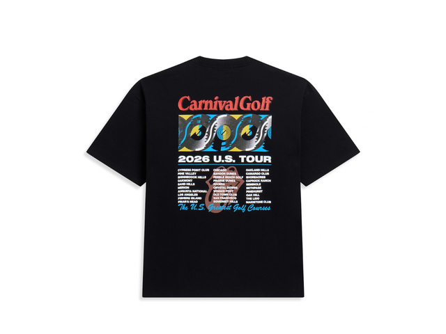 Carnival Carnival Golf X Rolling Stone On The Road Ovs T-shirt Black - view 2