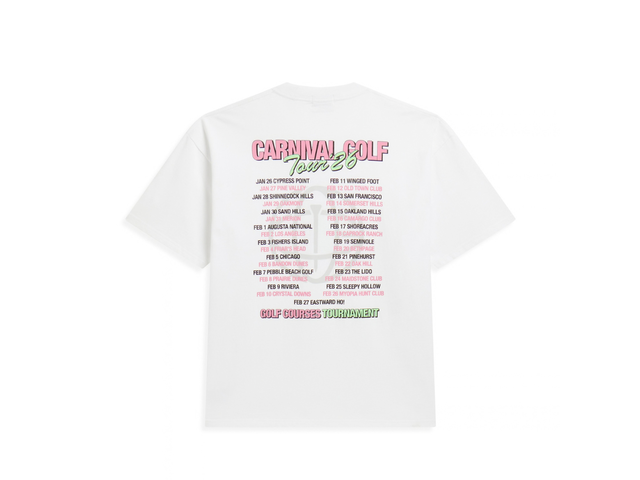 Carnival Carnival Golf X Rolling Stone World Tour Ovs T-shirt White - view 2