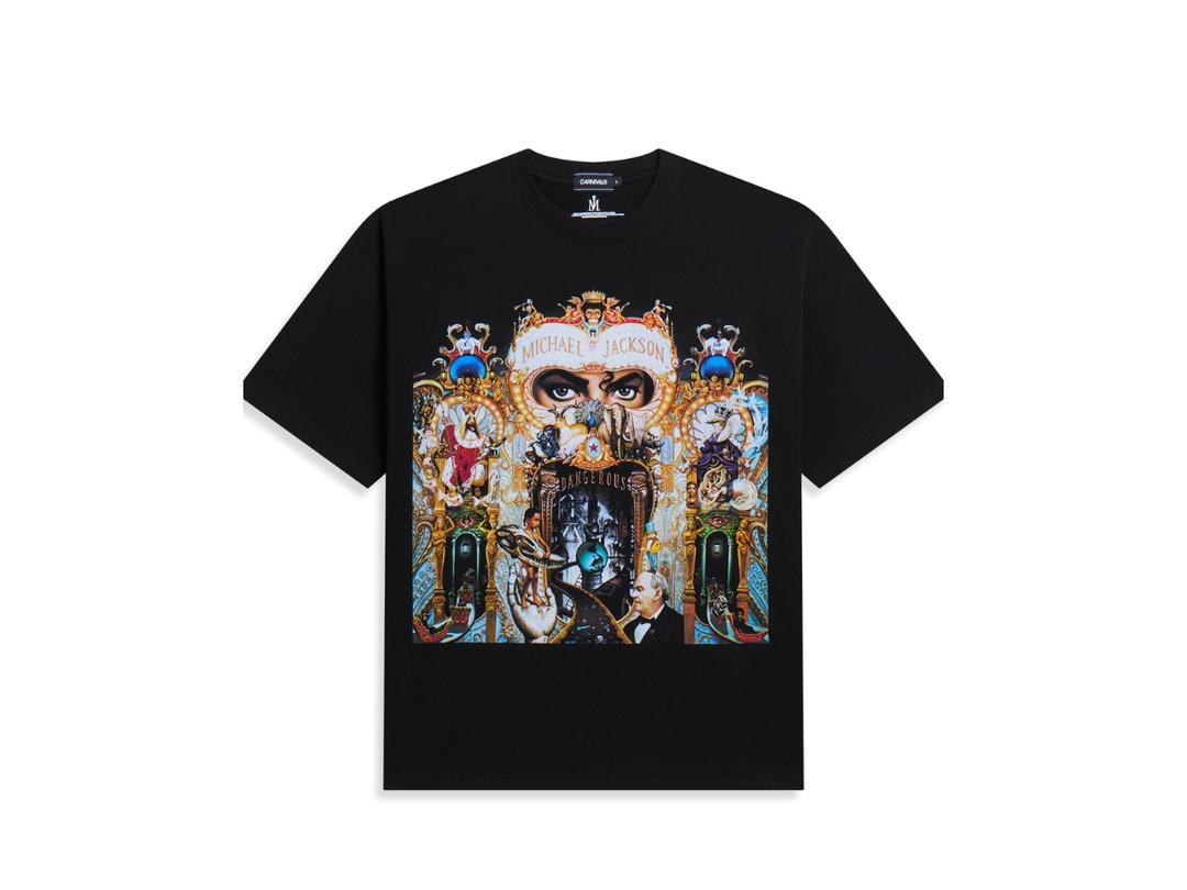 Carnival Carnival Michael Jackson Dangerous Ovs T-shirt Black