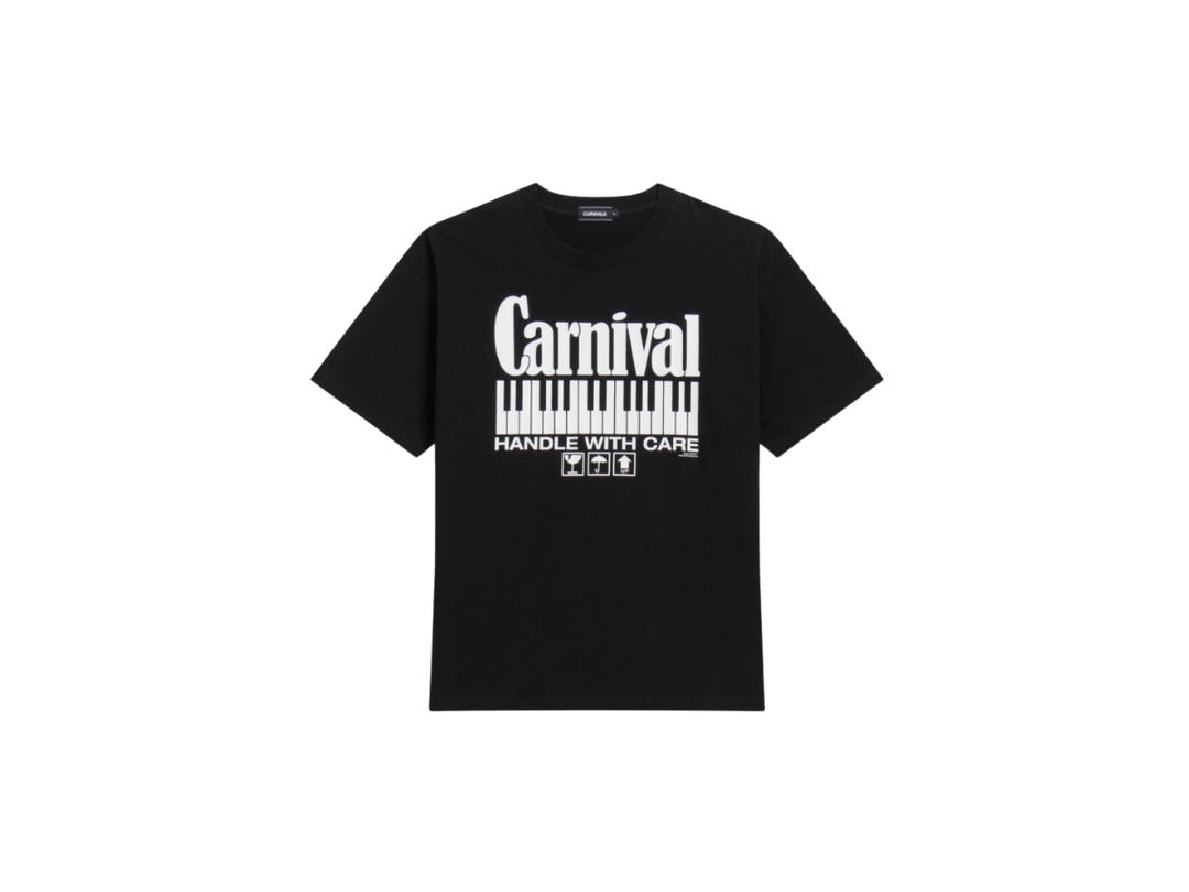 Carnival Carnival Melody Ovs Washed T-shirt (SS25) Holiday In The Sun Black