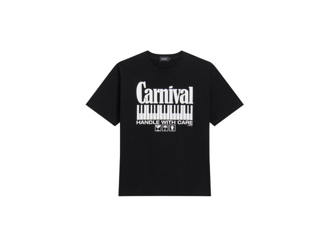 Carnival Carnival Melody Ovs Washed T-shirt (SS25) Holiday In The Sun Black - view 1