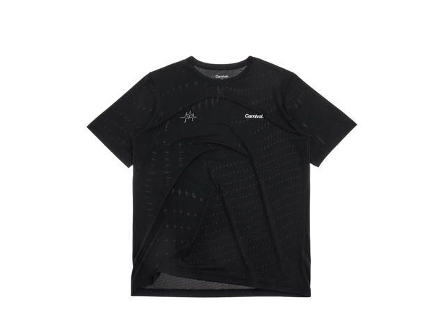 Carnival Carnival Running Mind Core Knit T-shirt Black - view 1