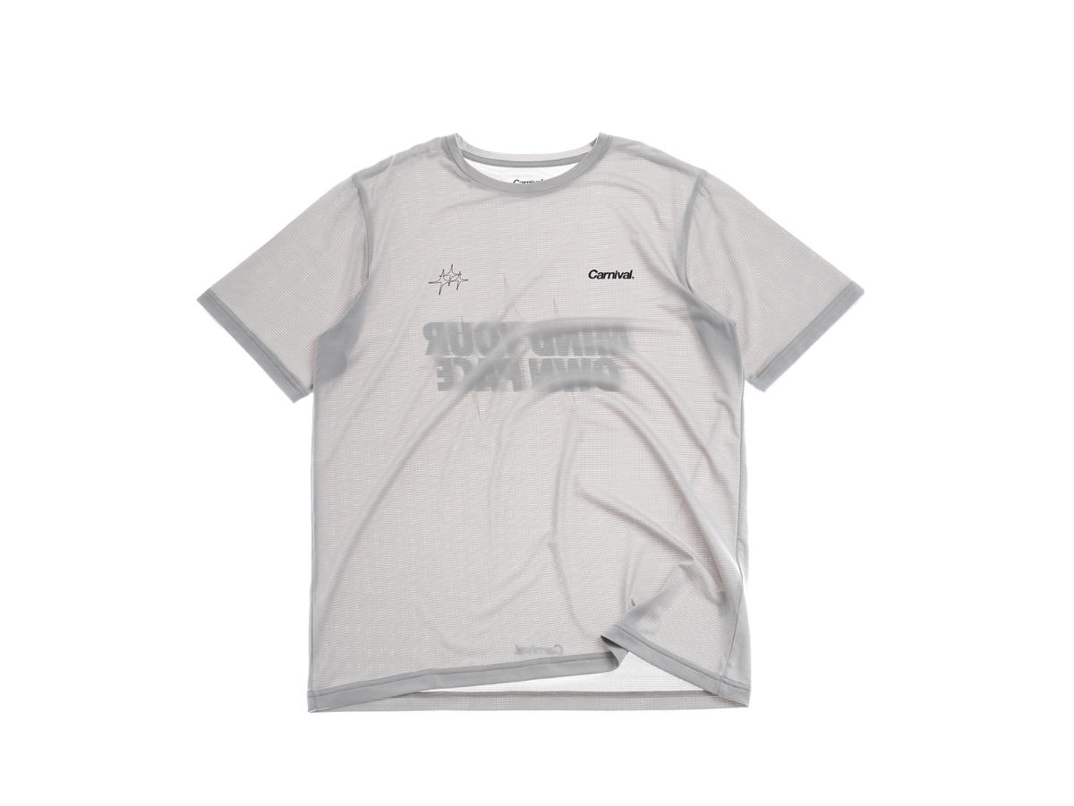 Carnival Carnival Running Mind Core Knit T-shirt Grey
