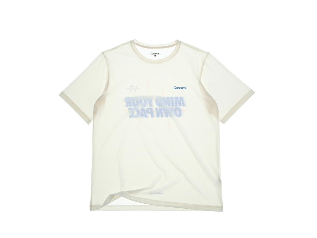 Carnival Carnival Running Mind Core Knit T-shirt Bone