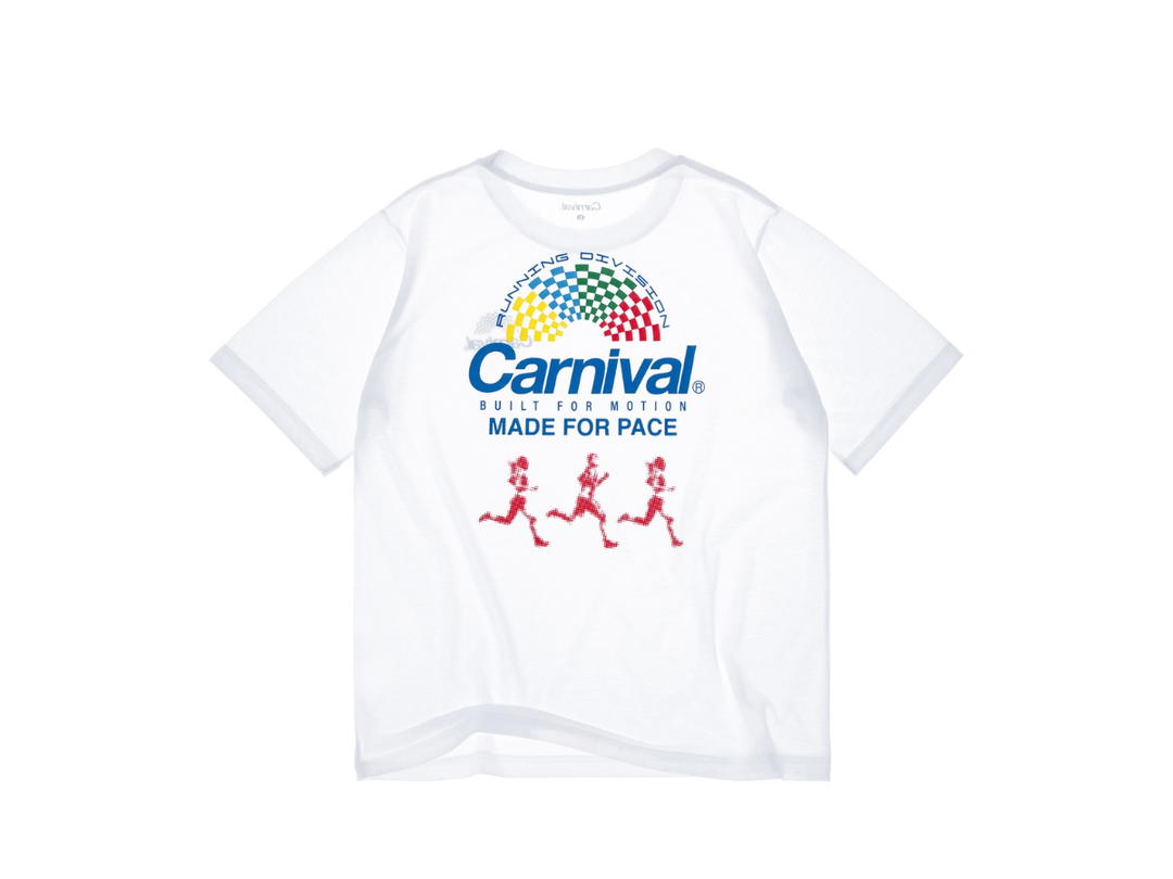 Carnival Carnival Running Made For Pace T-Shirt White