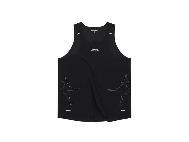Carnival Carnival Running Solaris Race Singlet Black - view 1