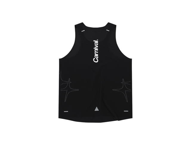 Carnival Carnival Running Solaris Race Singlet Black - view 2