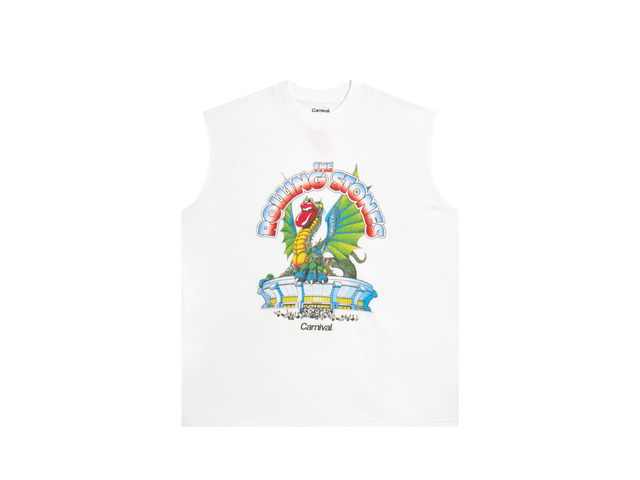 Carnival Carnival Running X Rolling Stone 81 Tour Muscle Core Tank  White - view 1