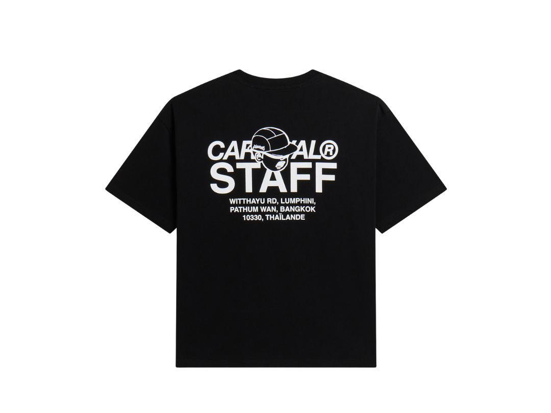 Carnival Carnival Staff Ovs T-shirt x Paperboy Black