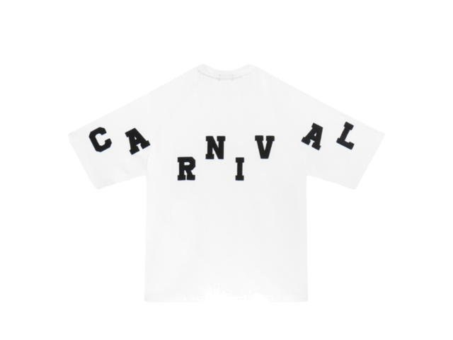 Carnival Carnival Scatter Raglan T-shirt (SS25) Holiday In The Sun Offwhite - view 1