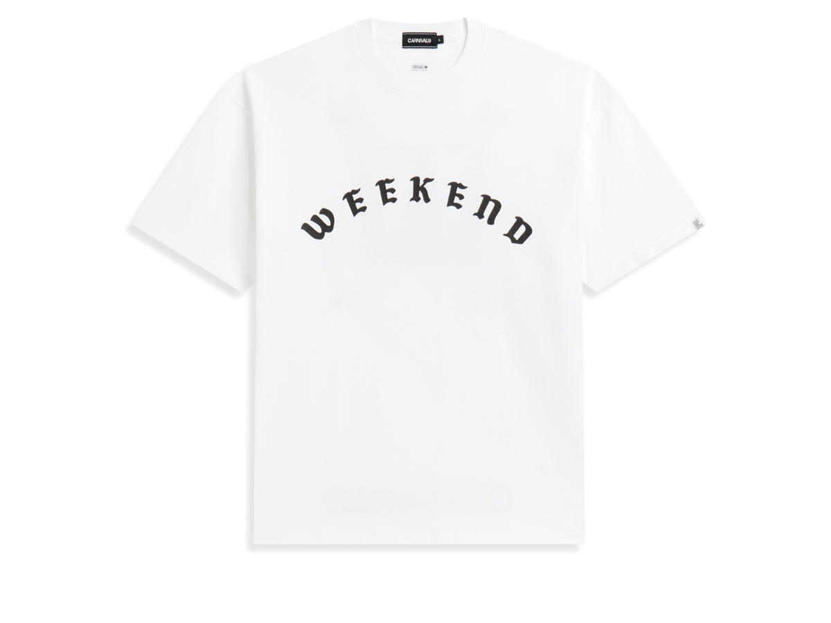 Carnival Carnival WEEKEND ARC OVS T-SHIRT White