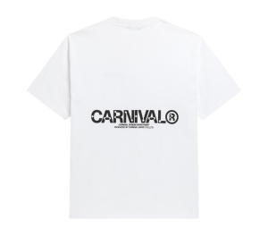Buy Carnival Worn Out Logo Ovs T-Shirt White at Sasom – Authentic and Ready to Ship