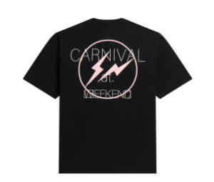 Buy Carnival  Weekend Ovs T-shirt Black at Sasom – Authentic and Ready to Ship