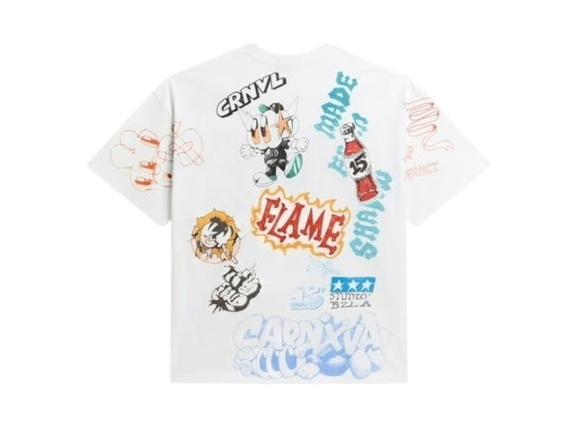 Carnival Carnival X Benzilla Loook Ovs T-shirt White - view 2