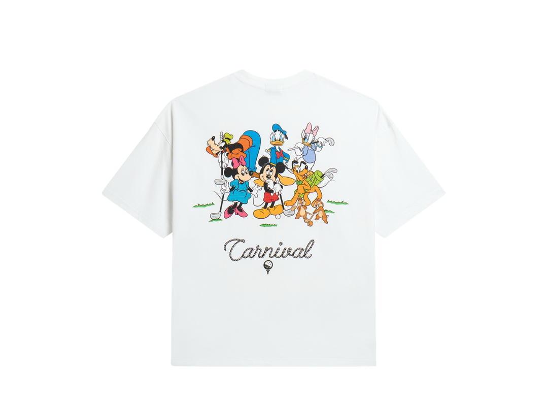 Carnival Carnival Golf X Disney Golf Group Shot T-shirt White
