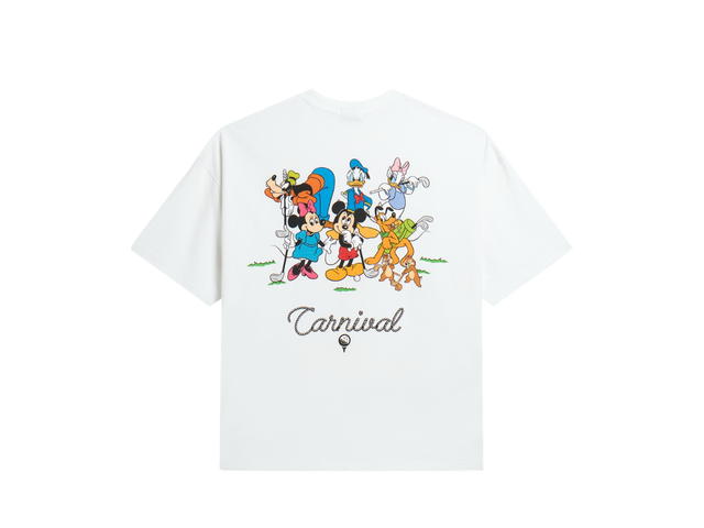 Carnival Carnival Golf X Disney Golf Group Shot T-shirt White - view 1